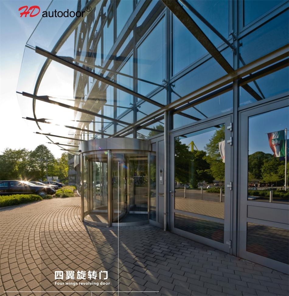 兩翼、三翼、四翼旋轉(zhuǎn)門(mén)：青島恒達(dá)自動(dòng)門(mén)(圖5)